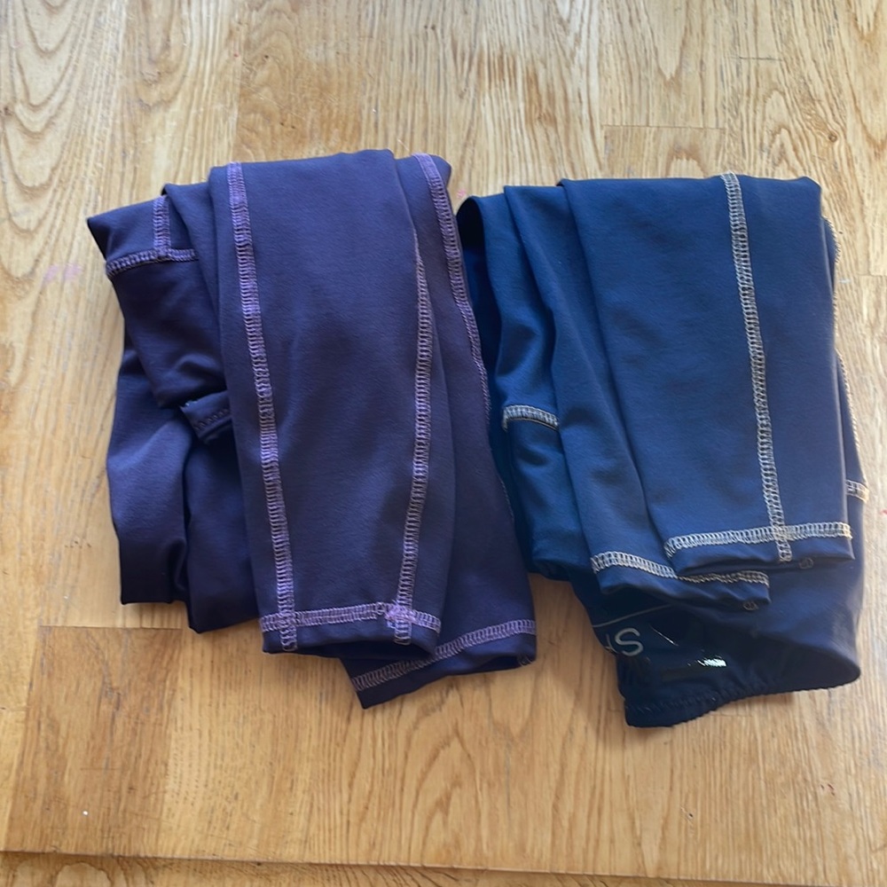 2 pack RIDING SPORT girls tights size M